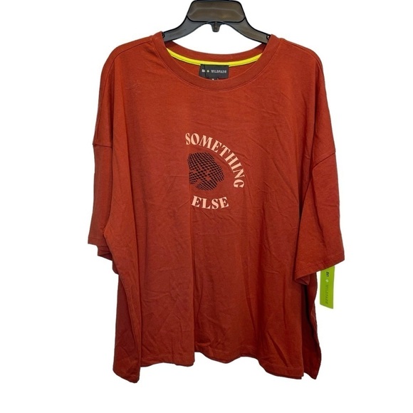 BP x Wildfang Graphic Tee Something Else Rust Boxy Fit 3XL New - Picture 2 of 10